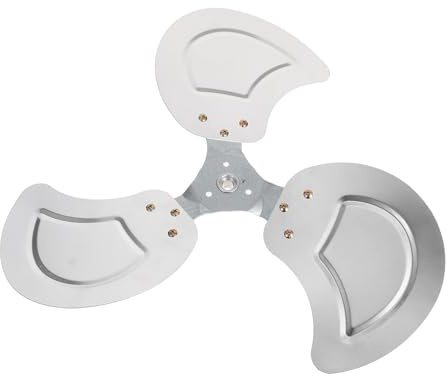 EPIGEIST Pales de Ventilateur en Aluminium 355 CM avec Trou Intérieur 10 MM Hélices Étanches pour Ventilateur sur Pied Table Remplacement Industriel pour Usage Extérieur et Été