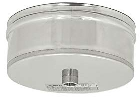 UTILFER Tappo Scarico Condense Inox AISI 304 Canna Fumaria 80 MM
