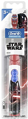 Oral-B Brosse à dents à batterie pour enfants avec Star Wars, poils souples, pour enfants de 3 ans et plus