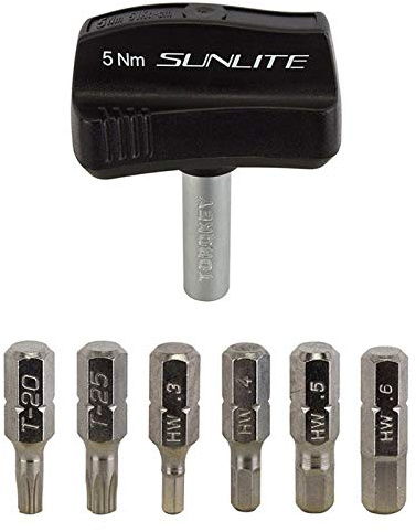 Tool Torque Wrench SUNLT PRESET 5nm 3-6mm/T20/T/25 BK (G)