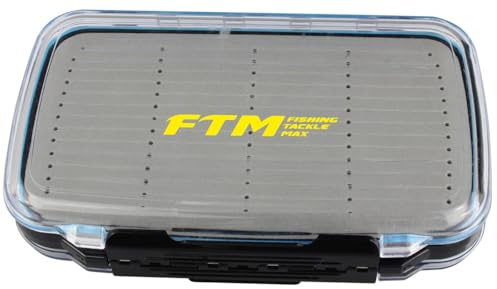 FTM Spoonbox 19x12,2x4cm - Angelbox für Spoons & Spinner, Köderbox für Forellenblinker, Tacklebox für Blinker & Spinnköder