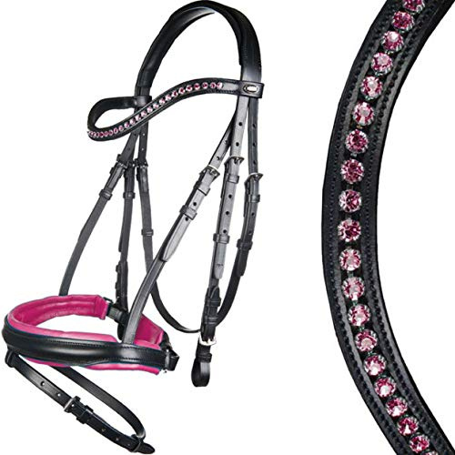HKM 4057052379611 ridtrense – Colour-9139 svart/nålblomma