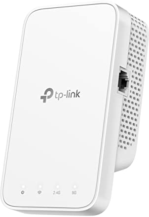 TP-Link RE330 WLAN Verstärker Repeater AC1200 (867MBit/s 5GHz + 300MBit/s 2,4GHz, WLAN Verstärker, App Steuerung, Signalstärkeanzeige, kompatibel zu allen WLAN Geräten, AP Modus)