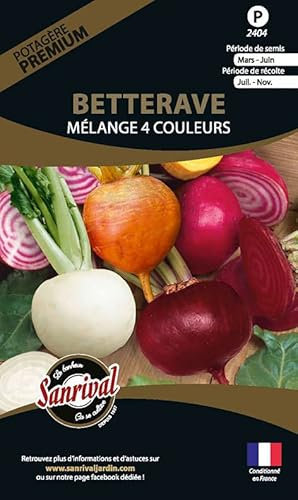 Graines potagères Premium Betterave Mélange 4 Couleurs