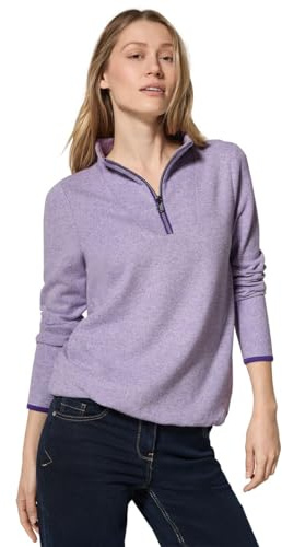 Cecil B322379 Troyer, Gentle Lilac Melange, XXL Donna