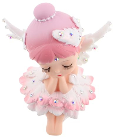 Cabilock Auto-innendekoration Ballerina-mädchen-Figur Armaturenbrett-Ornament Süßes Mini-Auto-dekor Auto-armaturenbrett-Dekoration Für Frauen Ästhetische Auto-innendekorationen