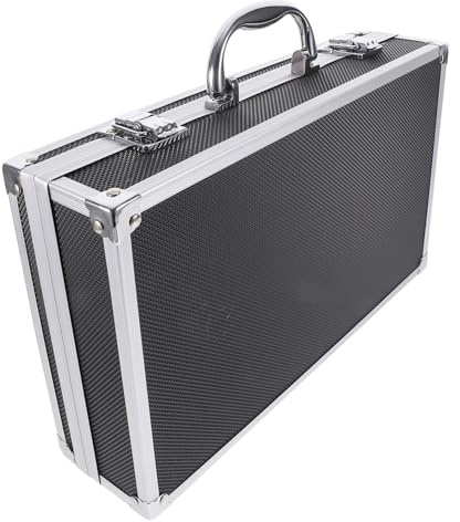 BESPORTBLE Handlicher Mikrofonkoffer aus Bruchfestem Material für 2 Drahtlose Mikrofone Aufbewahrungskoffer und Schutzhülle für Karaoke und Studio