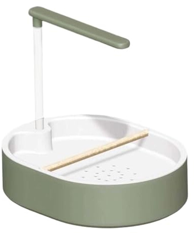 Stgfyxgs Automatische Vogelbadewanne, Vogeldusche, Automatische Vogeldusche, Papageienbadedusche für Wellensittiche, Graupapageien Und Andere Graupapageien, Kakadu, Hinterhof, Balkon, Terrasse