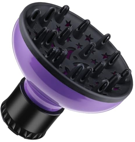 HAKIDZEL Haartrockner Diffusor Aufsatz Passend Trockenhaube für Locken Föhndiffusor Schonendes Styling Schnelles Trocknen Zuhause und Salon Nutzung