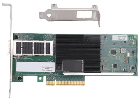 Oreilet Carte Réseau PCIE 40GbE, Contrôleur XL710AM1, Port QSFP+ Unique avec Adaptateur Ethernet PCIe3.0 X8, pour Mise à Niveau du Serveur de Centre de Données VMware Window