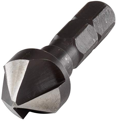 wolfcraft Kegelsenker HSS, Sechskant-Schaft ∅ 12 mm I 2580000 I Für präzises Senken von Bohrlöchern für bündige Verschraubungen in Metall und Kunststoff