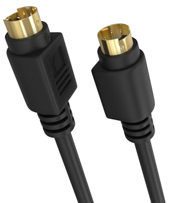 Cmple - S-Video Cable Gold-Plated (SVHS) 4-PIN SVideo Cord - 3 Feet