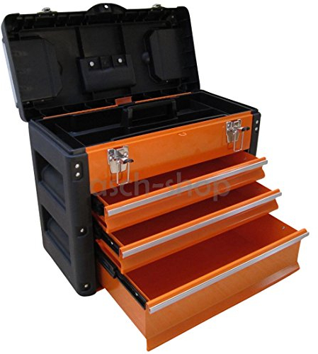 METALL Werkzeugkasten Werkzeugkiste Werkzeugkoffer Werkzeugbox Metallbox 3061BC