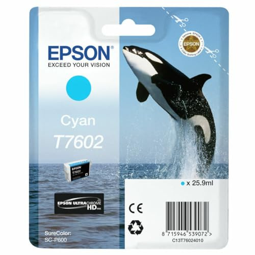 Epson C13T76024010, Tintenpatronen, 26 ml, cyan