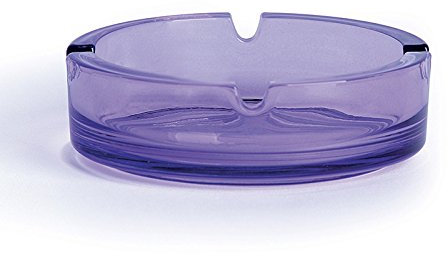 Excelsa Posacenere Tondo, 10.5 cm, Vetro, Viola