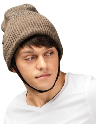 Ribcap Iggy Medical Helmet | Brown | Large (59-61 cm) | Protective Medical Helmet for Adults | Padded Hat for Elderly Falls | Epilepsy Seizure Hat | Fashionable & No Stigma