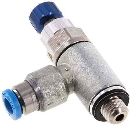 GRLA-M5-QS-3-RS-D (197576) Drossel-Rückschlagventil Ventilfunktion:Abluft-Drossel-Rückschlagfunktion