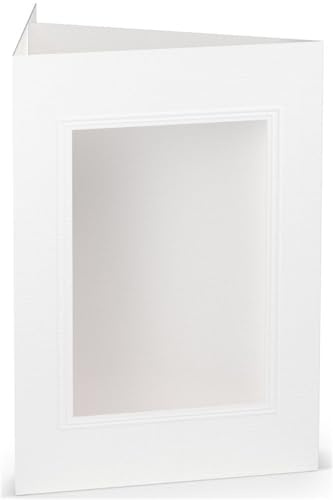 Passepartoutkarte B6 weiß