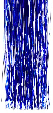 5pz. Lametta 20 x 105 cm blau