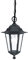 Eglo Lampe suspendue extérieure LATERNA 4, à flamme, lampe pendante en fonte d'aluminium et verre, couleur : noir, douille : E27, IP44