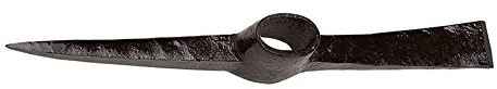 Ideal Kreuzhacke 1,5kg aus Stahl, Schwarz, 40 x 5.5 x 6.5 cm