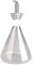 Ibili 755002 Huiler Eprouvette, Verre, Transparent, 29 x 20 x 19 cm
