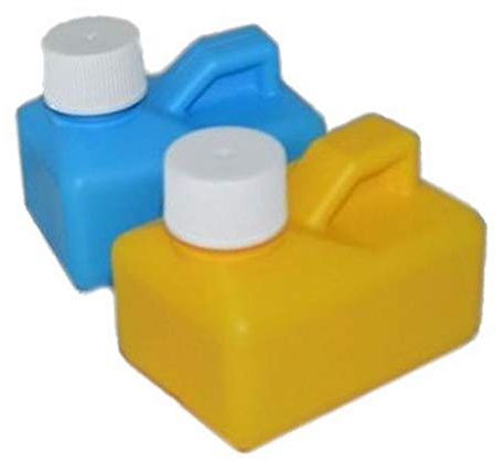 1 Stück Lötwasserflasche säurebeständig 150 ml Fassungsvermögen in gelb und blau (gelb)