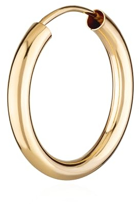 NKlaus CREOLE für Damen 585 gelb Gold, 585er Gelbgold, 20mm, 1 Stück | 2,5mm
