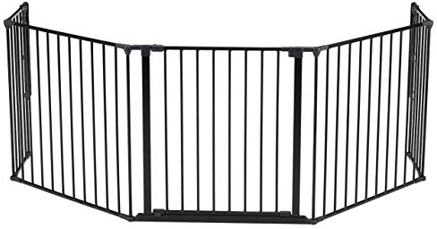 DOLLE geprüftes Kaminschutzgitter schwarz Breite bis 278 cm