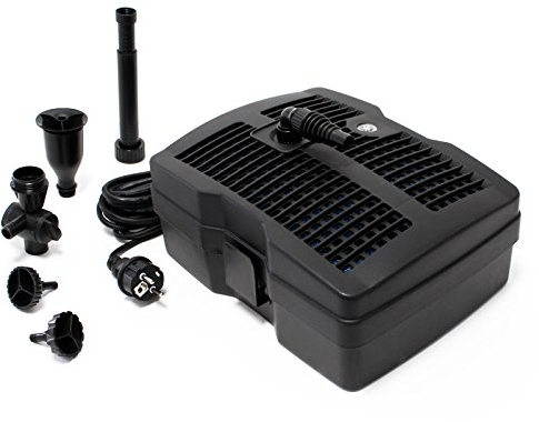 SunSun CUF-5000 3in1 Filtro laghetti pompa fontana 2000l 42W e chiarificatore UV 9W