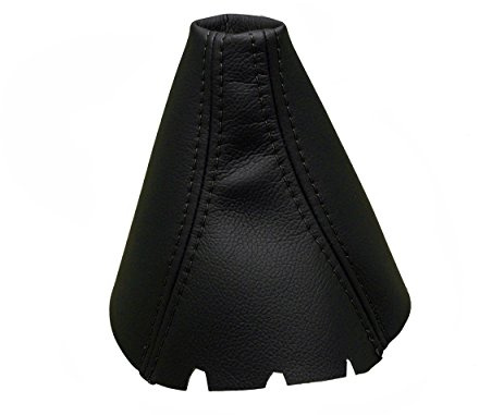 JPstraps - Schaltmanschette Schaltsack Echtes Leder Schwarze Kompatibel mit Seat Leon II (2006-2011)