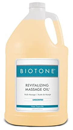 Biotone Revitalizing Massage Oil Unscented, 128 Ounces (1 Gallon)