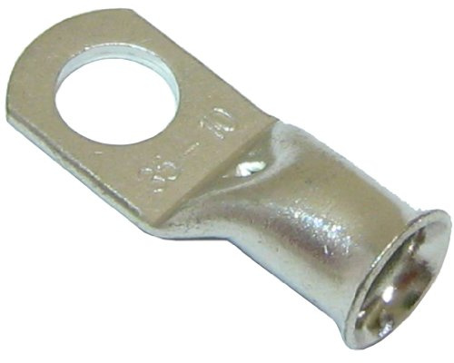All Trade Direct 6 Copper Tube 35Mm X 10Mm Lug Battery Starter Cable Welding Crimp Terminal Ring