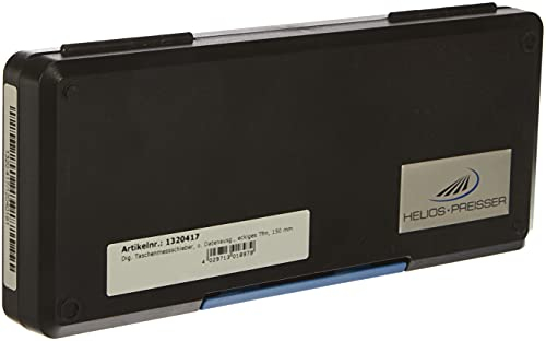 Helios Preisser Taschenmessschieber DIGI-MET (Messbereich: 0 – 150 mm, Schnabellänge: 40, Ablesung, 0,01) 1320 417