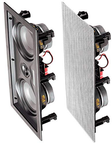 OSD Audio IW525 - Altoparlante LCR a doppio canale centrale da 5,25 con doppio woofer e tweeter a cupola in seta, 150 W (singolo)