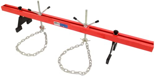 TRUTZHOLM Motorbrücke aus pulverbeschichtetem Stahl Kotflügeltraverse Tragkraft 500 kg Motorhalter für Reparatur- und Wartungsarbeiten Montage Demontage Motoren Getriebe stufenlos höhenverstellbar