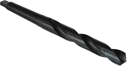 Drill America DWDTS - Punta per trapano in acciaio ad alta velocità con codolo conico (1/16-3-1/2, 5,00 mm - 60,00 mm, 1 MT - 6 MT), finitura in ossido nero, 14.00mm, 1