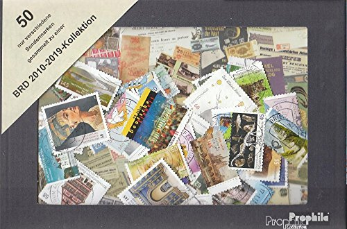 Prophila Collection BRD (BR.Deutschland) 50 Verschiedene Sondermarken aus den Jahren 2010 bis 2019 (Briefmarken für Sammler)