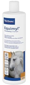 Virbac Equimyl Shampoo für Pferde | 500 ml | Dermatologisches Shampoo für empfindliche Pferdehaut | Zur Routinepflege empfindlicher und trockener Haut