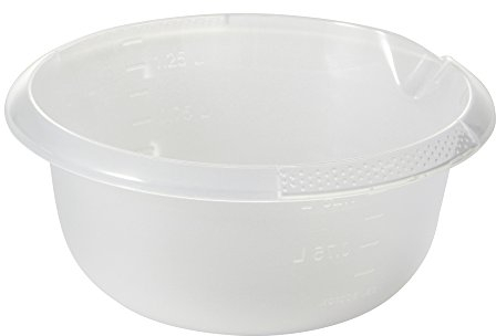 keeeper Bol Mélangeur Universel avec Bec Verseur, Rond, 1,5 l, Ø 20 cm, Björk, Transparent