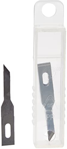 Modelcraft PKN1768 Stencil Edge Blad, Paket med 5, Silver