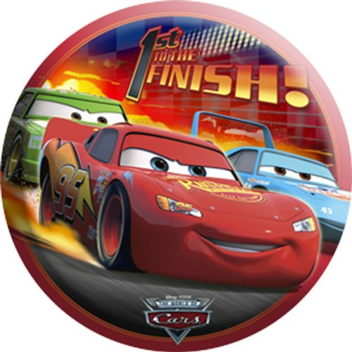 Disneys World Of Cars Light Up Button
