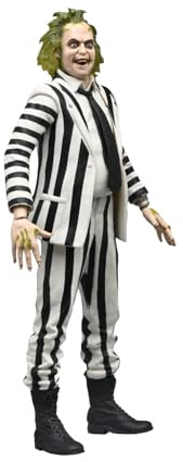 NECA Beetlejuice Actionfigur Gestreifter Anzug 18 cm