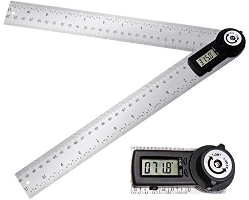 Digital 2-in-1 Winkelsucher Meter Winkelmesser Lineal 360 ° 600mm CE-Kennzeichnung Digitale LCD-Anzeige