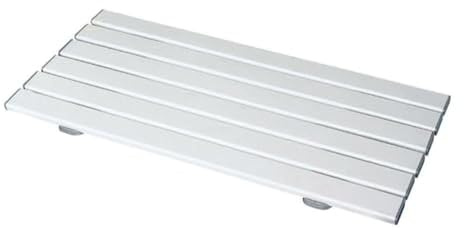 Homecraft Savanah spaltad duschbräda, stark, bekväm och robust plastbadbräda, sex lamellbrädor med snabbdräneringsdesign, 660 mm längd och 356 mm bred, (berättigad till momsbefrielse i Storbritannien)