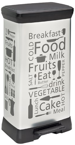 Curver 205873 - Producto de almacenaje para la Cocina, 50L, Color Plateado(version antigua)