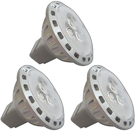 3x Stück - MR11 / GU4 LED 2,5 Watt 12V AC/DC warmweiß Spot 30° Grad Energiesparlampe Lampe Strahler 12V~ Wechselspannung