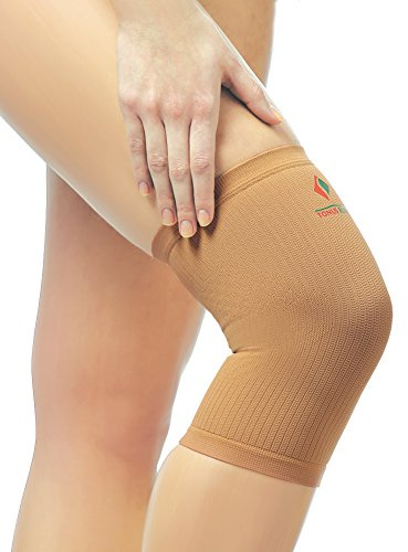 Genou élastique tubulaire, manches, support, bandage pour genou Soulagement de la Douleur