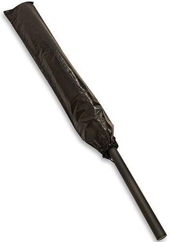 Woodside Black Large Outdoor Garden Parasol Umbrella Cover 0.17m x 1.62m/0.6ft x 5.25ft