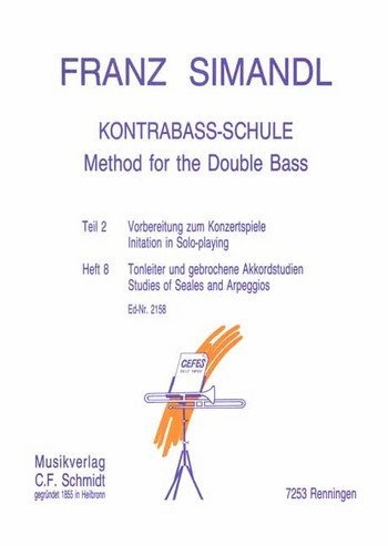 C.F. Schmidt Musikverlag School Volume 8: for Double Bass